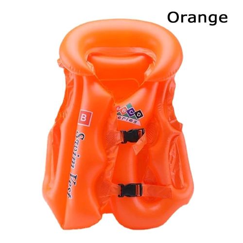 1pc Inflatable Floating Life Vest; Life Jacket For Swimming Pool Beach Kids Children