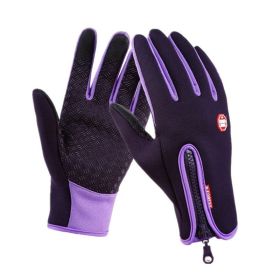 Winter Gloves (Color: Purple)