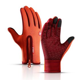 Winter Gloves (Color: Orange)