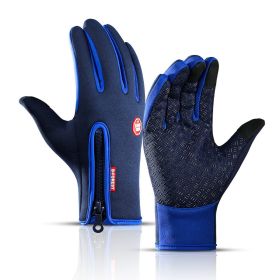 Winter Gloves (Color: Dark blue)