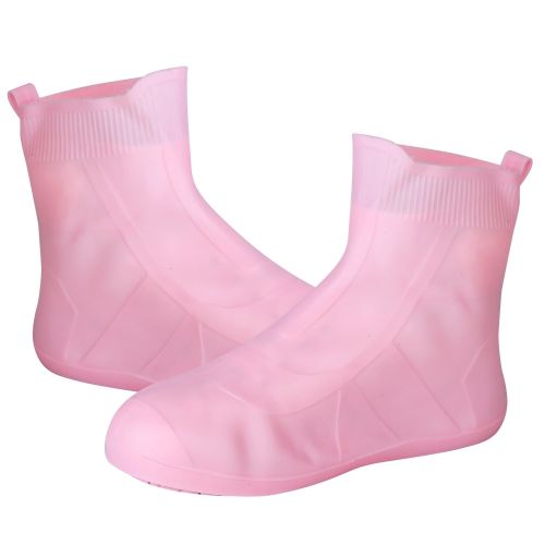 Waterproof Shoe Covers Reusable Not-Slip Rain Shoe Covers Protectors Foldable TPE Rubber Shoe Protectors For Men Women Kids